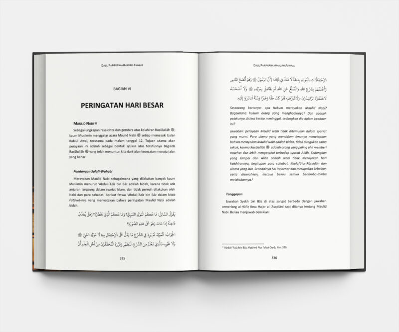 Dalil Paripurna Amaliah Aswaja 335-336 Tampilan Isi Buku Dalil Paripurna Amaliah Aswaja halaman 335-336