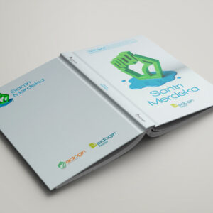 Tampilan Buku Santri Merdeka Tampak Belakang