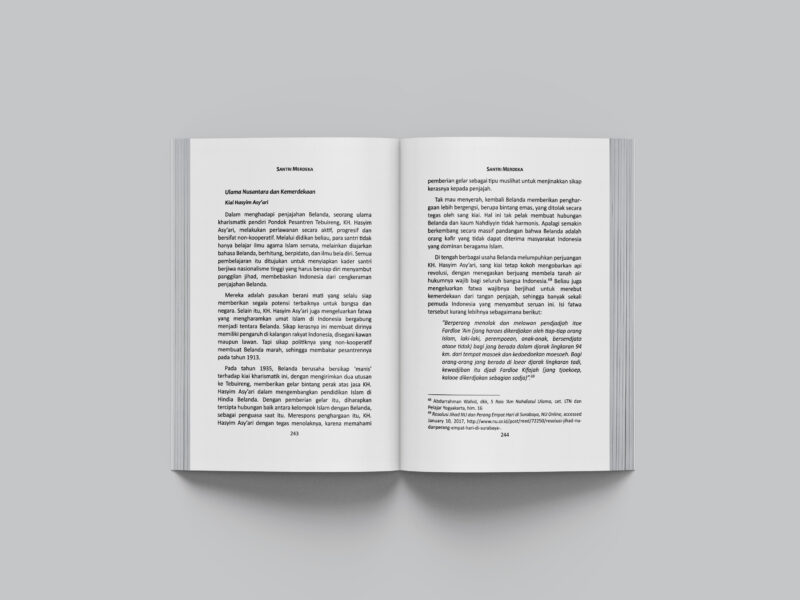 Tampilan Isi Buku Santri Merdeka hal 243-244