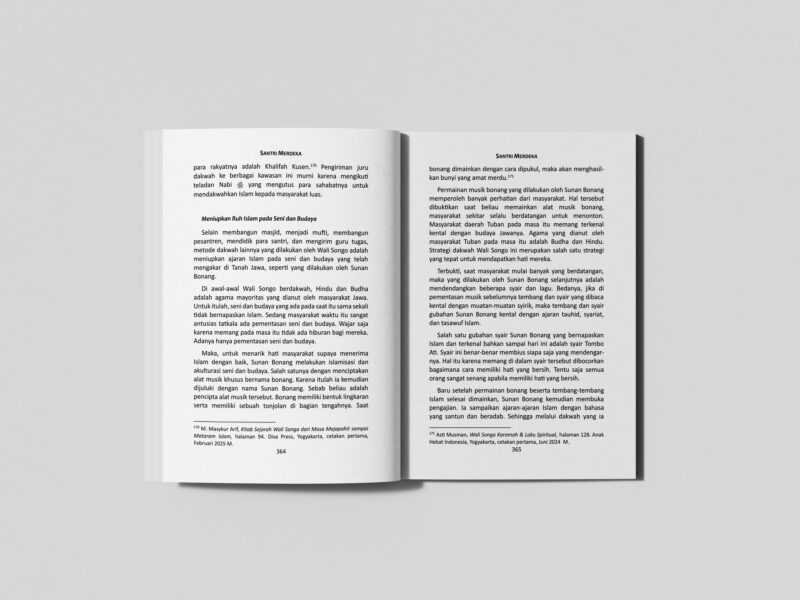 Tampilan Isi Buku Santri Merdeka hal 264-265
