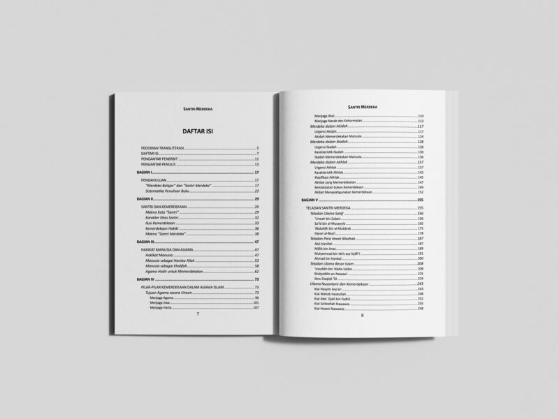 Tampilan Isi Buku Santri Merdeka hal 7-8
